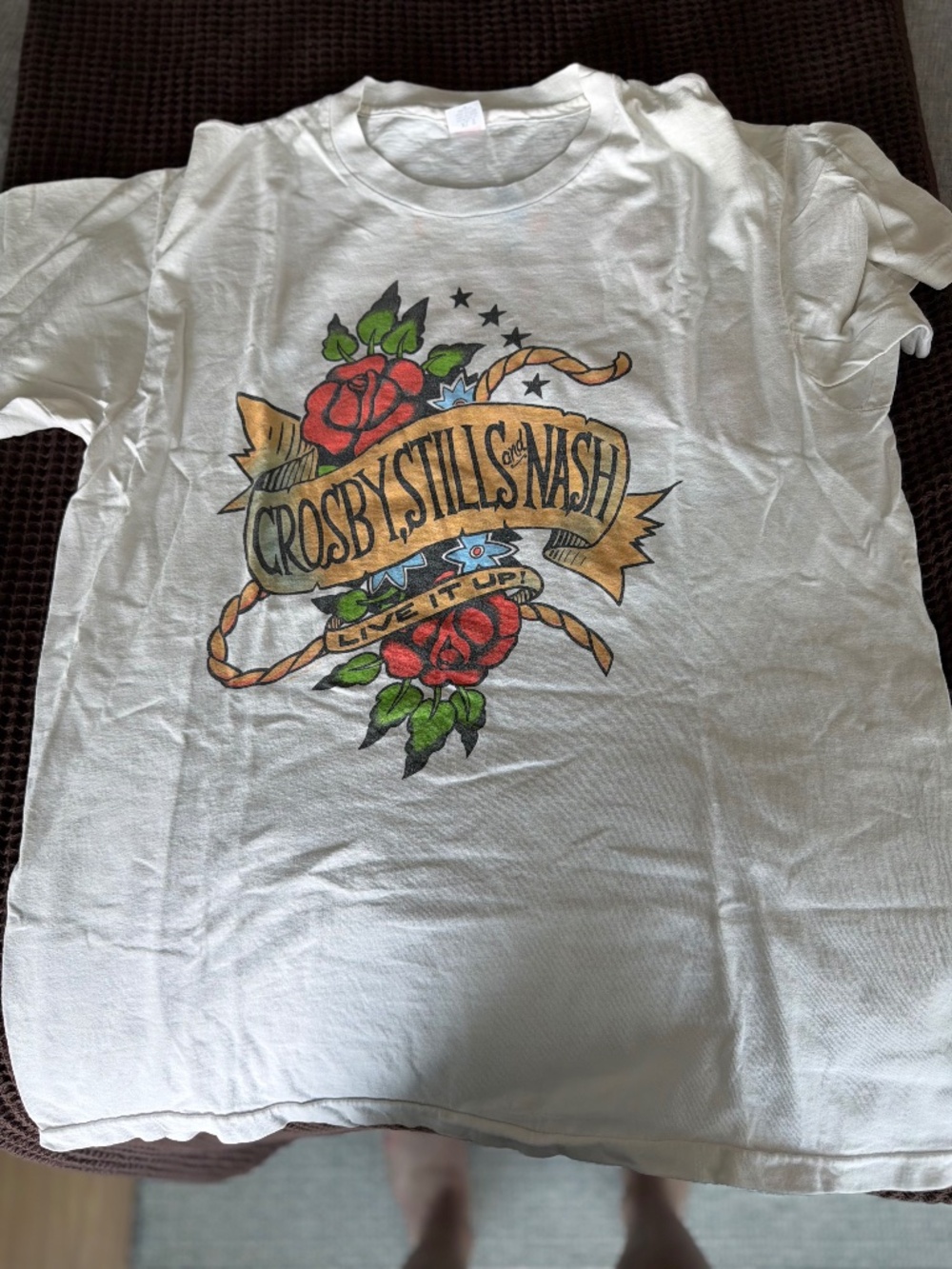 Vintage Crosby Stills & Nash 1990 t shirt